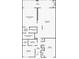 Detailed floor plan showing layout of bedrooms, bathrooms, living room, and kitchen at 2471 Tahoe Cir # 00, Winter Park, FL 32792