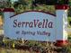 SerraVella at Spring Valley community entrance sign, with well-maintained landscaping at 395 Wymore Rd # 200, Altamonte Springs, FL 32714