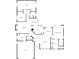 Detailed floor plan showcasing the layout of the house, including bedrooms, bathrooms, and living areas at 3951 Haynes Cir, Casselberry, FL 32707