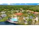 Aerial view of community amenities including a pool, clubhouse, and recreation area at 141 Pompano Beach Dr, Kissimmee, FL 34746