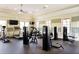 Community gym featuring modern cardio and strength training equipment in a well-lit space at 1447 Lake George Dr, Lake Mary, FL 32746