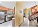 Traditional eat-in kitchen with stainless steel appliances and dark wood cabinetry at 217 Oak Park Pl, Casselberry, FL 32707