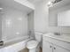 Functional bathroom features a tub and shower combo and a classic vanity at 2253 Atrium Cir, Orlando, FL 32808