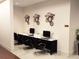 This business center features computers and seating for guests to use at 14501 Grove Resort Ave # 1229, Winter Garden, FL 34787