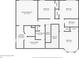 Detailed floor plan showcasing the layout of the house's second floor at 1923 Osman Ave, Orlando, FL 32806