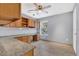 Bright office space with built-in desk, ample storage, and a large window at 1923 Osman Ave, Orlando, FL 32806