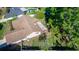 Aerial view from above with an overview of the house and yard at 320 Dublin Dr, Lake Mary, FL 32746