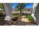 View from the porch of a suburban street with well-maintained lawns and a neatly manicured garden at 3734 Hampton Hills Dr, Lakeland, FL 33810