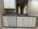 Kitchen sink with granite countertops, white cabinets, and a Whirlpool dishwasher, creating an inviting culinary space at 860 N Orange Ave # 149, Orlando, FL 32801