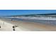 Scenic view of a wide sandy beach with gentle waves meeting the shore under a sunny sky at 124 Harrison Rd, Daytona Beach, FL 32118