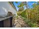 Outdoor kitchen area boasting a stainless steel grill and counter space at 1701 Palmer Ave, Winter Park, FL 32789