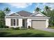 Charming single-story home with lush landscaping, a two-car garage, and a welcoming front entrance at 2168 Seagrass Pt # 424, Kissimmee, FL 34747