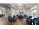 Bright meeting room with ample seating, artwork, and natural light for productive gatherings at 2168 Seagrass Pt # 424, Kissimmee, FL 34747