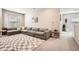 Spacious living room with plush sectional sofa and checkered rug creating a comfortable atmosphere at 2277 Crossbow St, Clermont, FL 34715