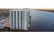 High-rise condo building with bay views and private balconies providing a stunning waterfront living experience at 231 Riverside Dr # 708, Daytona Beach, FL 32117