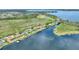 Waterfront homes line a serene lake offering picturesque views, mature trees, and private boat docks at 29150 Beauclaire Dr, Tavares, FL 32778