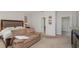 Spacious bedroom with neutral tones and carpet flooring at 31 Abacus Ave, Ormond Beach, FL 32174