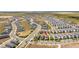 Aerial view of a community with a well-designed layout and manicured landscaping at 4994 Citrus Leaf Blvd, Winter Garden, FL 34787