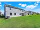 Exterior view of home featuring lush green grass in the backyard at 14315 Crestavista Ave, Clermont, FL 34714