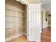 Open pantry with wire shelving inside a naturally lit home at 14315 Crestavista Ave, Clermont, FL 34714