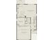 A first floor floorplan showing the layout of the kitchen, bedroom 2, 2 car garage, cafe, gathering room, foyer, porch and patio at 1594 Delightful Dr, Davenport, FL 33896