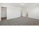 Bedroom with adjoining bathroom and closet entrances at 16450 Bird Of Paradise Ave, Clermont, FL 34714