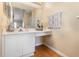 Bathroom with vanity and sink, updated hardware and neutral walls at 1709 Winter Green Blvd, Winter Park, FL 32792