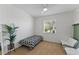 Cozy bedroom with a patterned duvet, a futon, and a leafy houseplant at 2319 Grantham Ave, Davenport, FL 33837