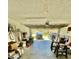 A two car garage with natural lighting and ample storage at 6037 Hickory Grove Ln, Port Orange, FL 32128