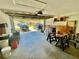 View of two car garage with vehicle parked outside at 6037 Hickory Grove Ln, Port Orange, FL 32128
