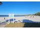 Beach with volleyball net and informational sign at 604 Missouri Ave, St Cloud, FL 34769