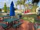 The playground area includes tables, grill, and seating. The fenced-in playground is in the background at 2020 Royal Bay Blvd # 92, Kissimmee, FL 34746