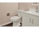 Bathroom featuring a modern white toilet and sleek vanity at 2202 Clubside Dr # 2202, Longwood, FL 32779