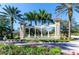 Inviting entrance to Emerald Island Resort with lush landscaping and elegant architectural details at 2787 Lido Key Dr, Kissimmee, FL 34747