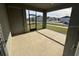 A screened in back porch at 5111 Lake Hamlin Trl, Winter Garden, FL 34787