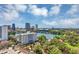 Scenic view overlooking the city skyline, lake, and lush parklands at 530 E Central Blvd # 1901, Orlando, FL 32801