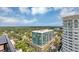 Stunning aerial view showcases the surrounding cityscape and lush greenery at 530 E Central Blvd # 1901, Orlando, FL 32801