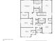 Second floor floorplan featuring bedrooms, bathrooms, laundry room and a loft area at 8433 Corkfield Ave, Orlando, FL 32832