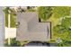 An aerial view showing roof and surrounding trees at 10027 Hart Branch Cir, Orlando, FL 32832