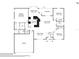 Detailed floor plan of home showing layout of rooms, kitchen, living room, bedrooms, and bathrooms at 10367 Sw 45Th Ave, Ocala, FL 34476