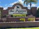 The Preserve at EastWood community sign featuring brickwork and manicured landscaping at 1352 Royal Saint George Dr, Orlando, FL 32828