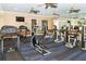 Well equipped gym with treadmills, elliptical machines and weight training equipment at 14316 Fredricksburg Dr # 507, Orlando, FL 32837