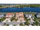 This stunning home offers a luxurious exterior and well-manicured landscaping in a lakeside community at 15681 Panther Lake Dr, Winter Garden, FL 34787