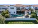An expansive backyard features a pool, hot tub, and plenty of room for entertaining at 15681 Panther Lake Dr, Winter Garden, FL 34787