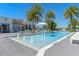 A community pool features a splash fountain and lounge seating areas at 15681 Panther Lake Dr, Winter Garden, FL 34787