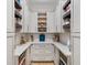 Spacious pantry featuring built-in shelving and cabinets, offering plenty of storage at 15681 Panther Lake Dr, Winter Garden, FL 34787
