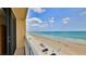 Balcony view with beach access at 2401 S Atlantic Ave # D306, New Smyrna Beach, FL 32169