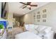Upstairs living area includes couch, desk, and access to the other bedrooms via the hallway at 2827 Upper Park Road, Orlando, FL 32814