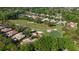 Residential homes bordering a lush green golf course surrounded by mature trees and a serene pond at 3400 Park Grove Ct, Longwood, FL 32779