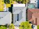 Birds-eye view of home showing roof and surrounding landscape at 543 Flower Fields Ln, Orlando, FL 32824